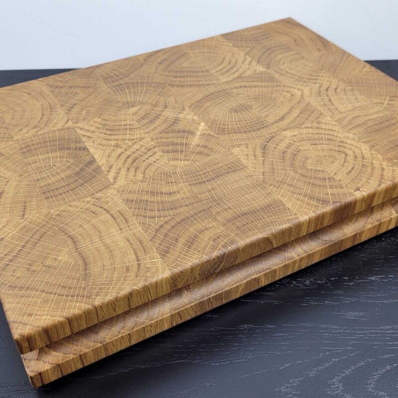 Dębowa deska do krojenia z uchwytem 36x27x5