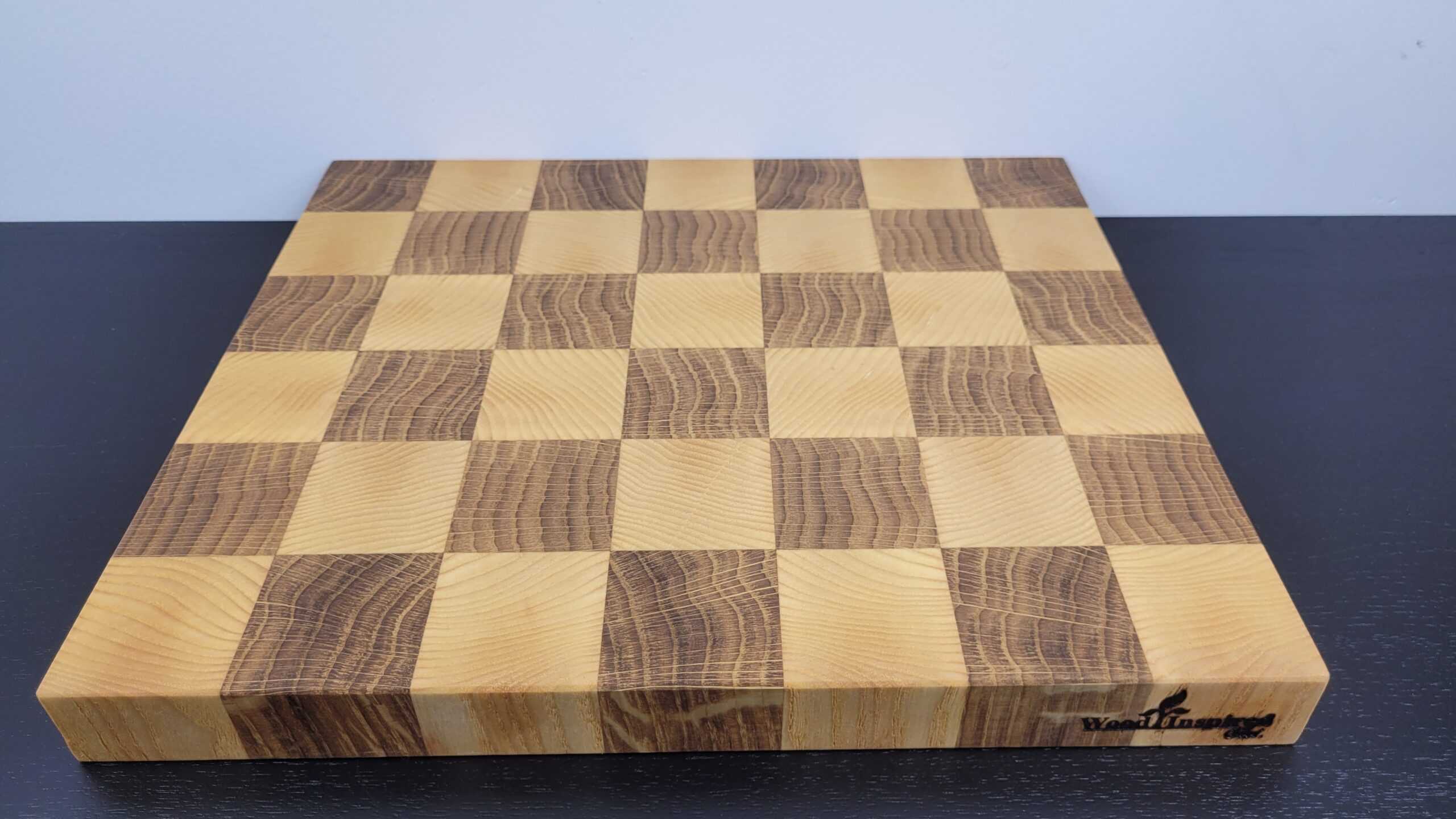 Dębowa deska do krojenia 32x28x3 - obrazek 2