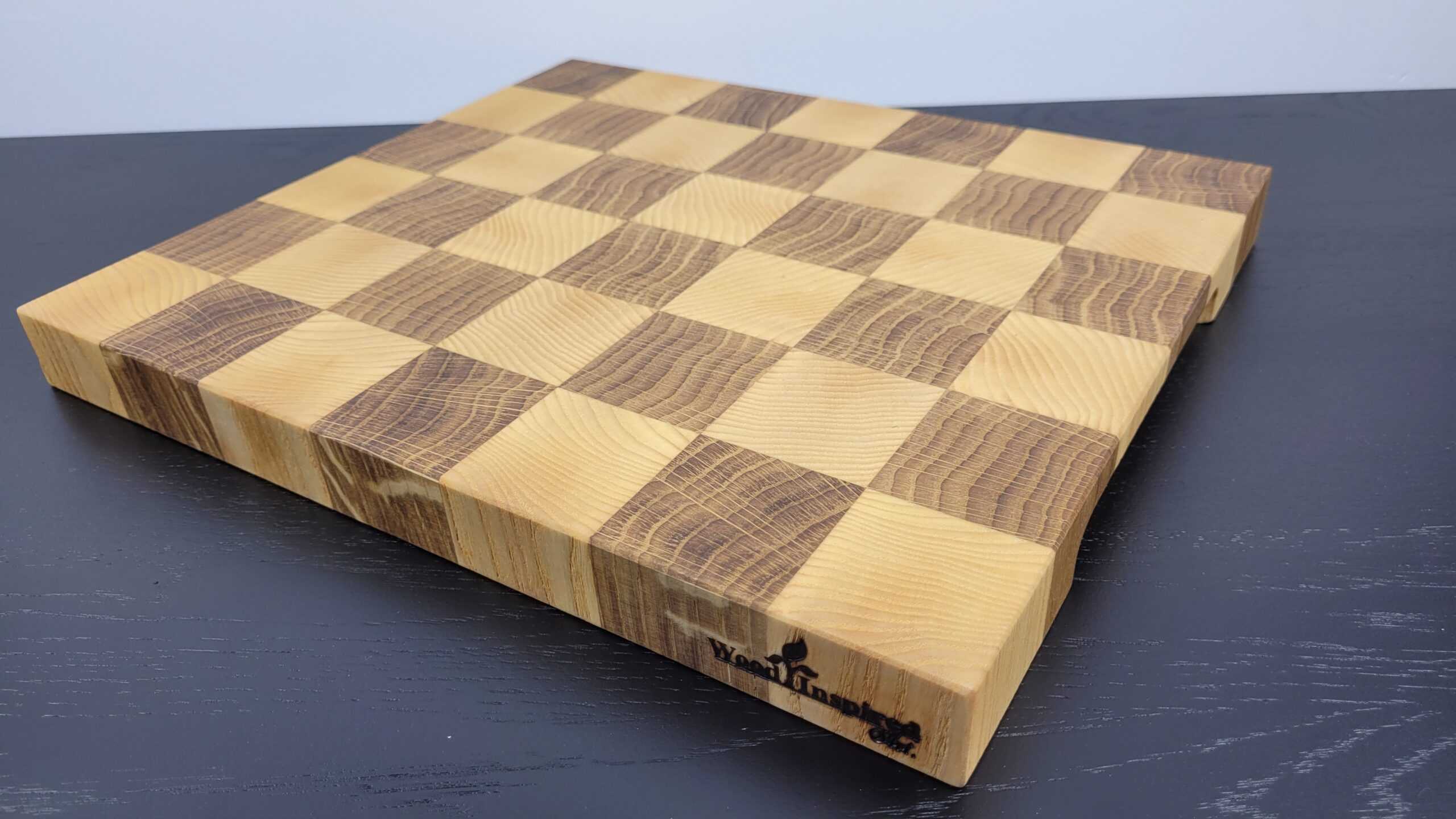 Dębowa deska do krojenia 32x28x3 - obrazek 4